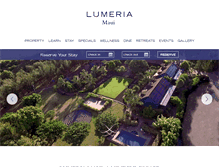 Tablet Screenshot of lumeriamaui.com